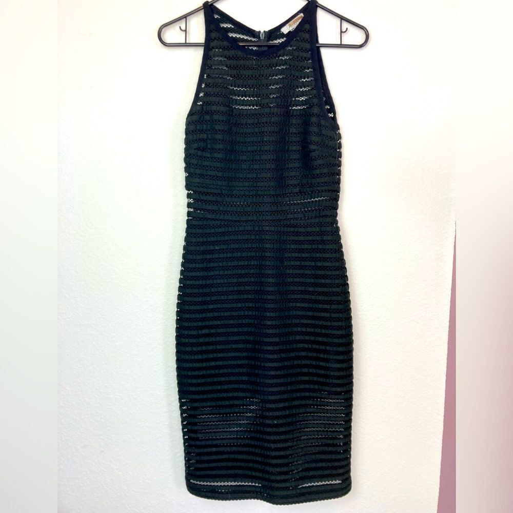 Parker lace mesh Bodycon selective sheer/ lined sexy LBD